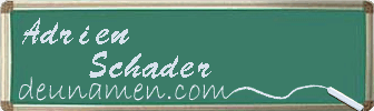Adrien Schader Visitenkarte